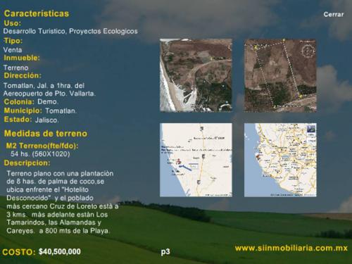 SE VENDE TERRENO EN TOMATLAN