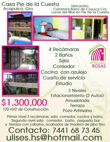 EXCELENTE CASA EN PIE DE LA CUESTA! A UNOS METROS DEL MAR