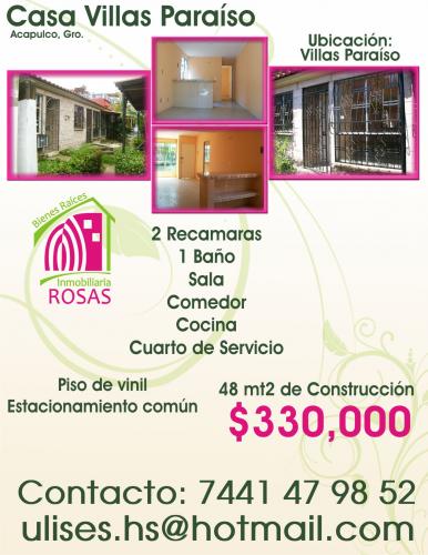 BONITA CASA EN COLOSIO VILLAS PARAISO