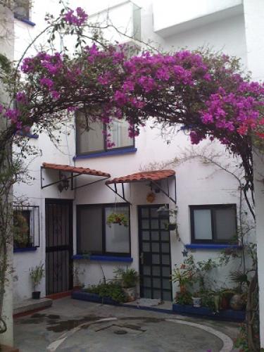 casita colonial mexicano en coyoacan