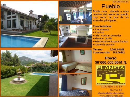 CASA EN VENTA EN AVÁNDARO VALLE DE BRAVO