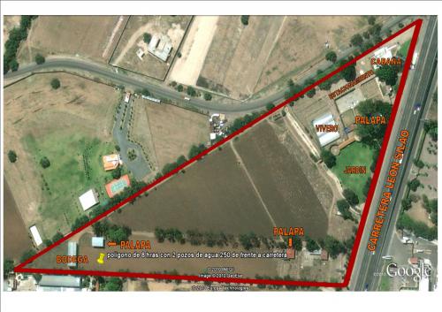 EXELENTE TERRENO CON FRENTE A CARRETERA LEON SILAO ANTERIORMENTE EL OK