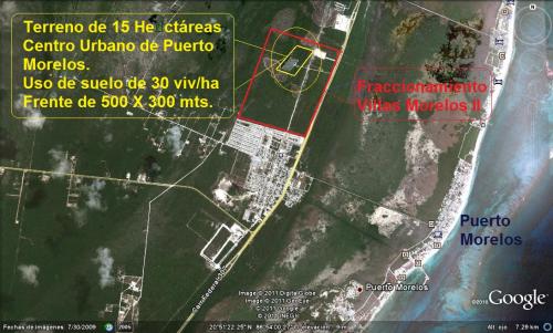 Cancun - Puerto Morelos 15 Has Habitacional