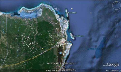 Cancun terreno suburbano de 62 hectáreas