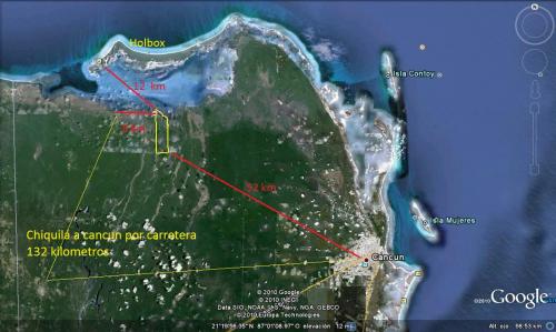 Chiquilá, Quintana Roo 1500 has con frente de mar