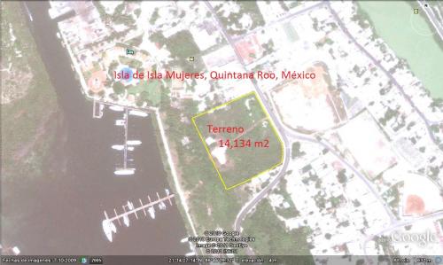 Isla Mujeres Centrico terreno de 14,134 m2