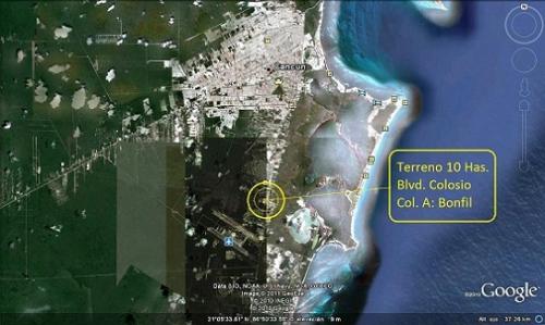 Cancun - Aeropuerto 10 hectáreas