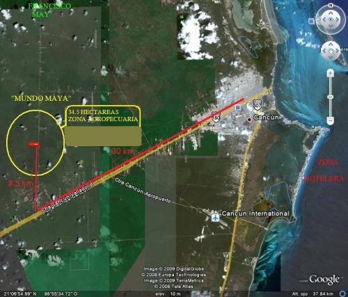 Cancun: Terreno Campestre Sub-Urbano de 34.5 hectáreas