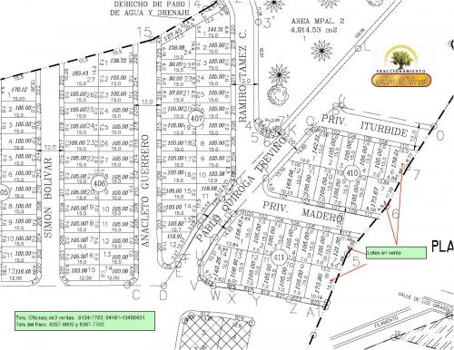 LOTES EN VENTA FRACC LOS OLIVOS