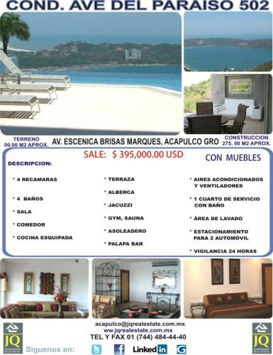 Depto. en Condominio Ave de Paraíso en VENTA !!!