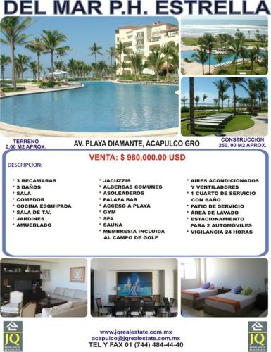 HERMOSO PENTHOUSE DEL MAR EN VENTA !!! (PRECIO EN DLLS)