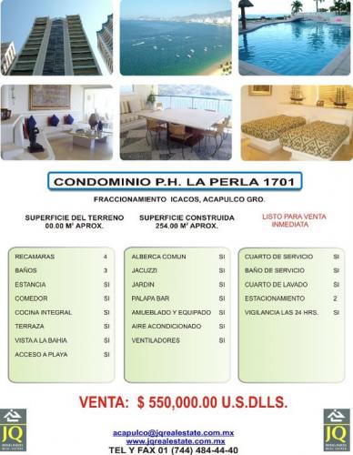 HERMOSO PENTHOUSE EN COND. LA PERLA A LA VENTA !!!