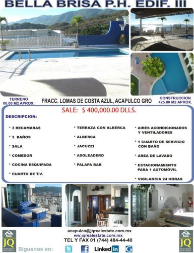 PENTHOUSE BELLA BRISA EN VENTA !!!