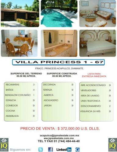 VILLA PRINCESS EN VENTA !!!
