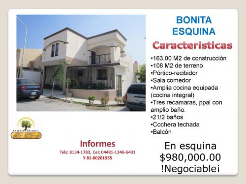 Los Olivos Reestrene bonita esquina  