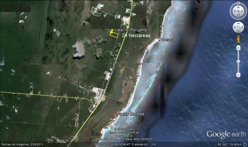 Cancun, Puerto Morelos: 24 Hectáreas en Centro Urbano