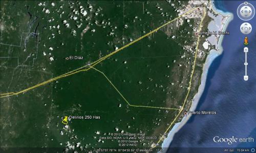 Terreno Campestre de 250 hectáreas cerca de Playa del Carmen