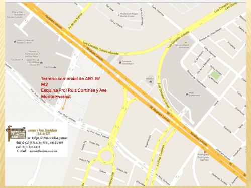 Lote comercial Cumbres San Angel