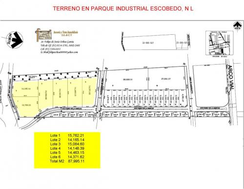 8.8 Hectareas con Servicios, Parque Ind. Escobedo