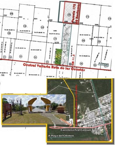 PARCELA A LA VENTA 80 HECTAREAS, EN LA RUTA DE LOS CENOTES