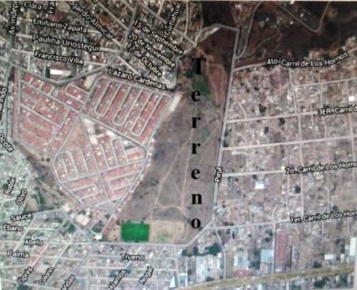 Terreno 158,426 m2 para proyectos de construcción