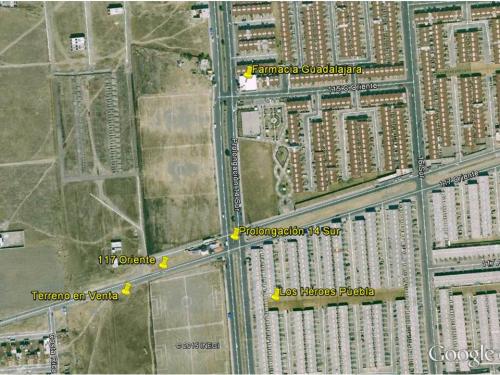 Terreno 344 m2 en esquina dos frentes Exhacienda Chapulco Puebla