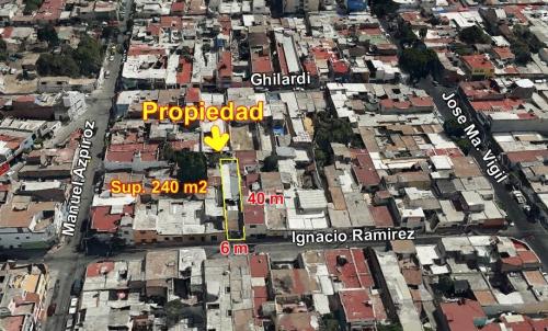 Zona centro Guadalajara se vende unico terreno de 240 m2