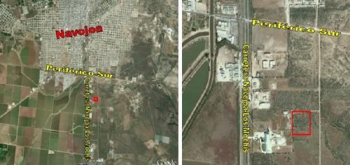 En Venta. Terrenos Porción Predio Las Animas, Navojoa, Sonora.