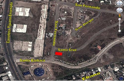 En Venta. Terreno urbano en Ave. San Fernando, Playas de Rosarito, B.C.N.