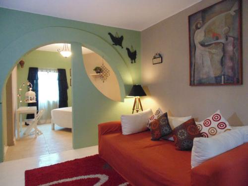 Hotelito Casa Caracol al sur de la cuidad.