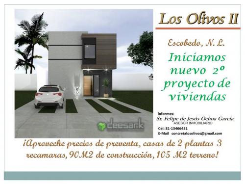 PREVENTA CASAS 3 REC lOS OLIVOS II