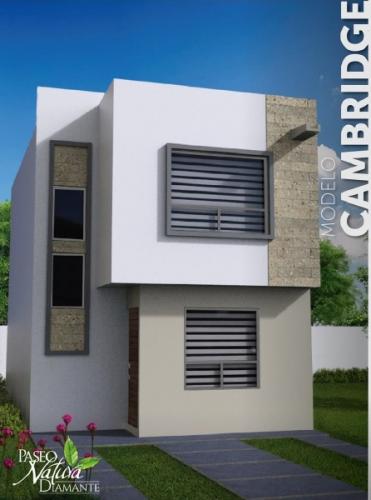 CASA MODELO CAMBRIDGE DE 2 NIVELES, 3 RECÁMARAS Y 3 BAÑOS.