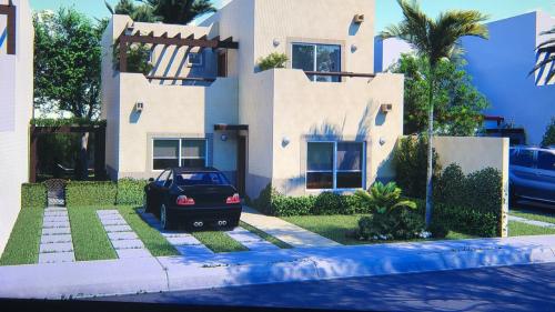 Villa residencial con vista al mar en privada