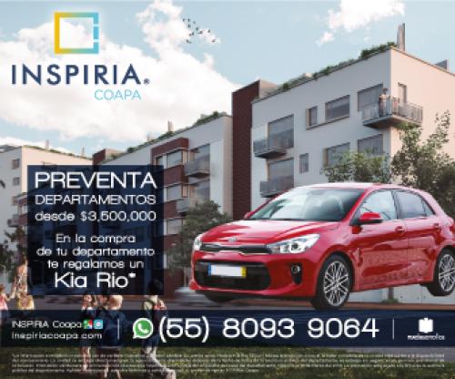 PREVENTA DEPARTAMENTOS INSPIRIA Coapa 