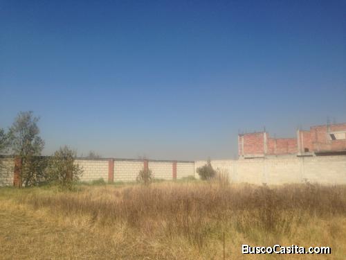 TERRENO EN VENTA EN METEPEC DE 404 M2 EN PRIVADA, ESCRITURADO