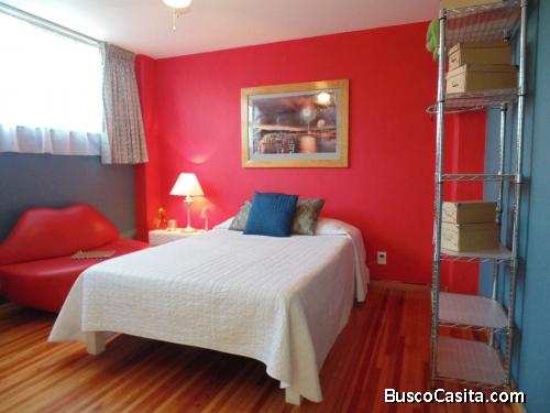 Renta de estudio amueblado por noche, semana o mes