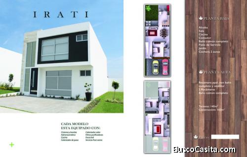 LA FIRMA REAL STATE VENDE CASA NUEVA MODELO IRATI EN BOSQUE SERENO AL ORIENTE