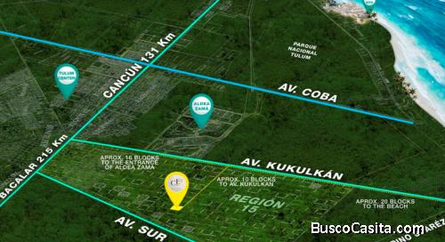 LOTE RODEADO DE CENOTES, TULUM, PARAISO EN EL CARIBE