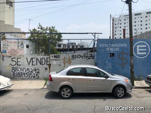VENTA DE TERRENO EN CENTRO DE MONTERREY
