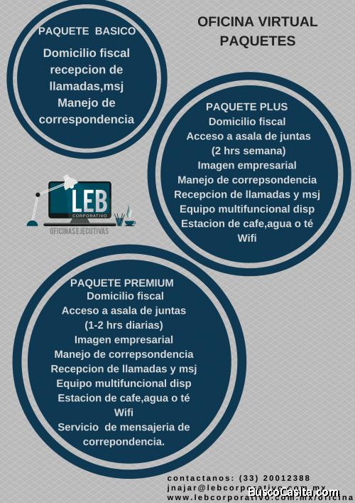 RENTA AHORA UNA OFICINA VIRTUAL