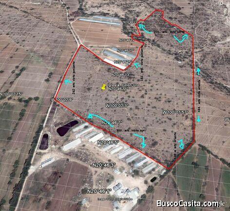 VENTA TERRENO 20 HAS, COLON, QUERETARO.