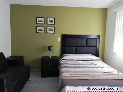 RENTO DEPARTAMENTO AMUEBLADO Y EQUIPADO 1 RECAMARA TODO INCLUIDO