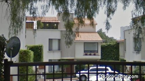 BONITA CASA DE 3 PLANTAS COL TLALCOLIGIA REMATE BANCARIO