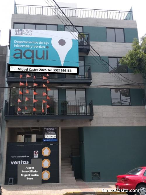 VENTA DE DEPARTAMENTOS DE LUJO EN LA COL. SAN RAFAEL CDMX