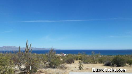 TERRENO CON VISTA AL MAR EN LA ZONA DE LA VENTANA, BCS