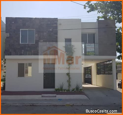 Casa nueva estilo minimalista a 5 min. del centro de Tampico