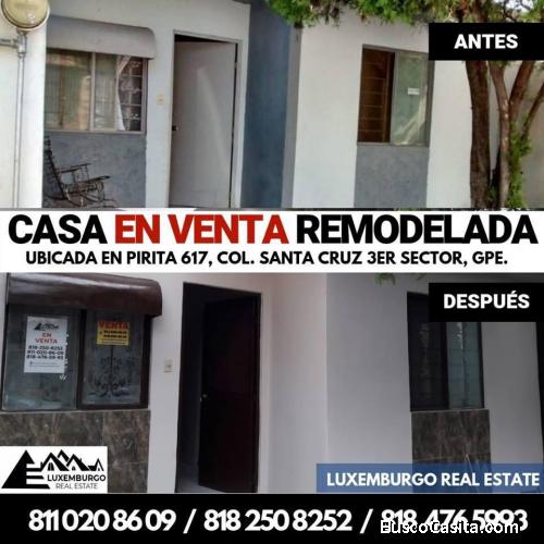 Venta (P/empresas, Negocios y Contratistas) Casa Col. Santa Cruz, Gpe.