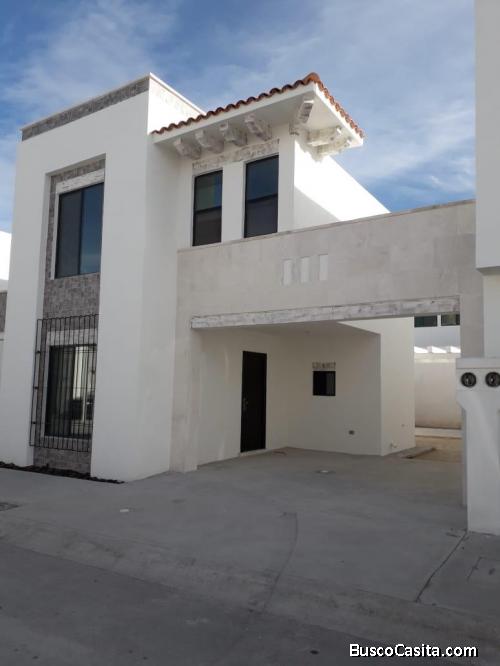 CASA NUEVA EN RENTA HACIENDA LA AURORA