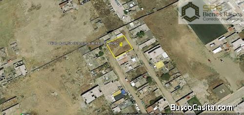 excelente terreno en venta 384m2 con 2 frentes, san francisco de asís ecatepec