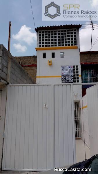 casa en venta, 3 niveles, hacienda los reyes, chicoloapan